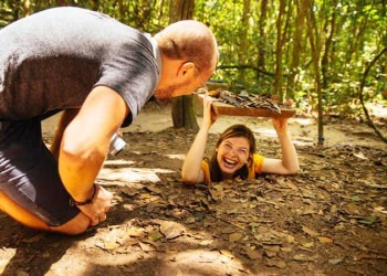 THE TUNNELS OF CU CHI TOUR HALF DAY- BY BUS